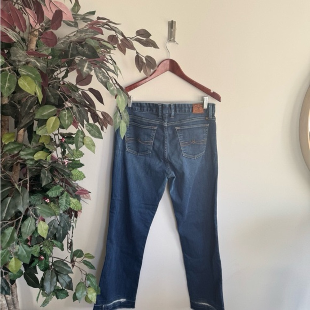 Lucky Brand Dark Blue Flare Jeans - Picture 6 of 9